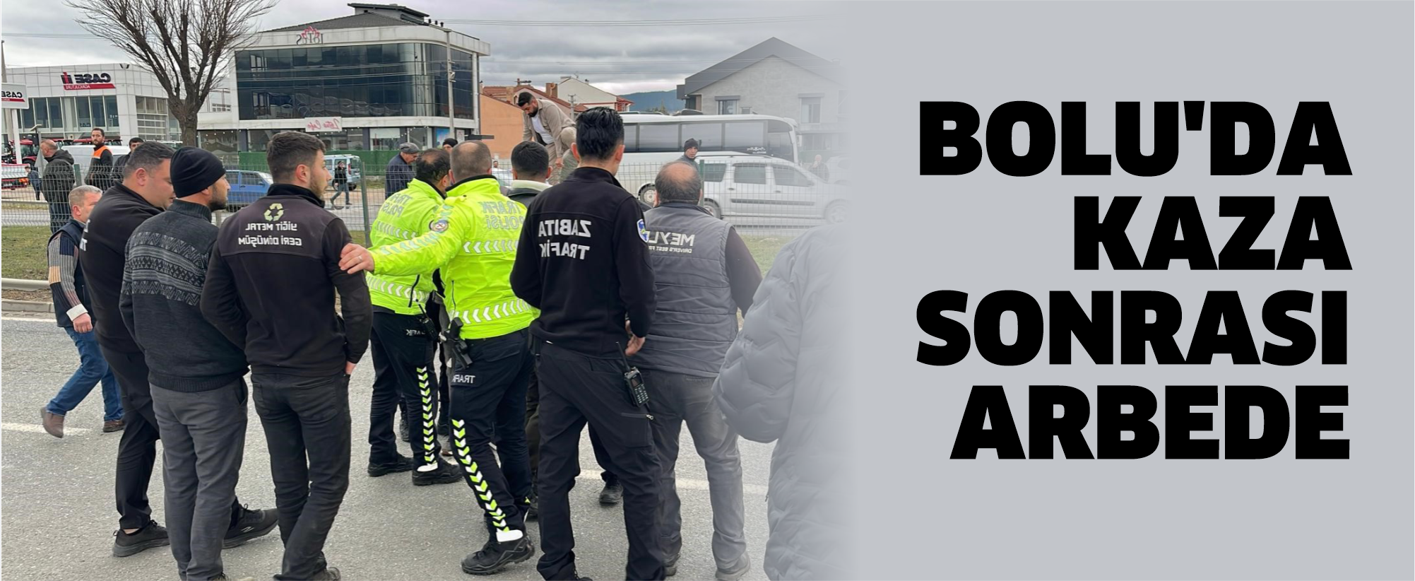 Bolu'da kaza sonrası arbede: 7 yaralı, 2 gözaltı