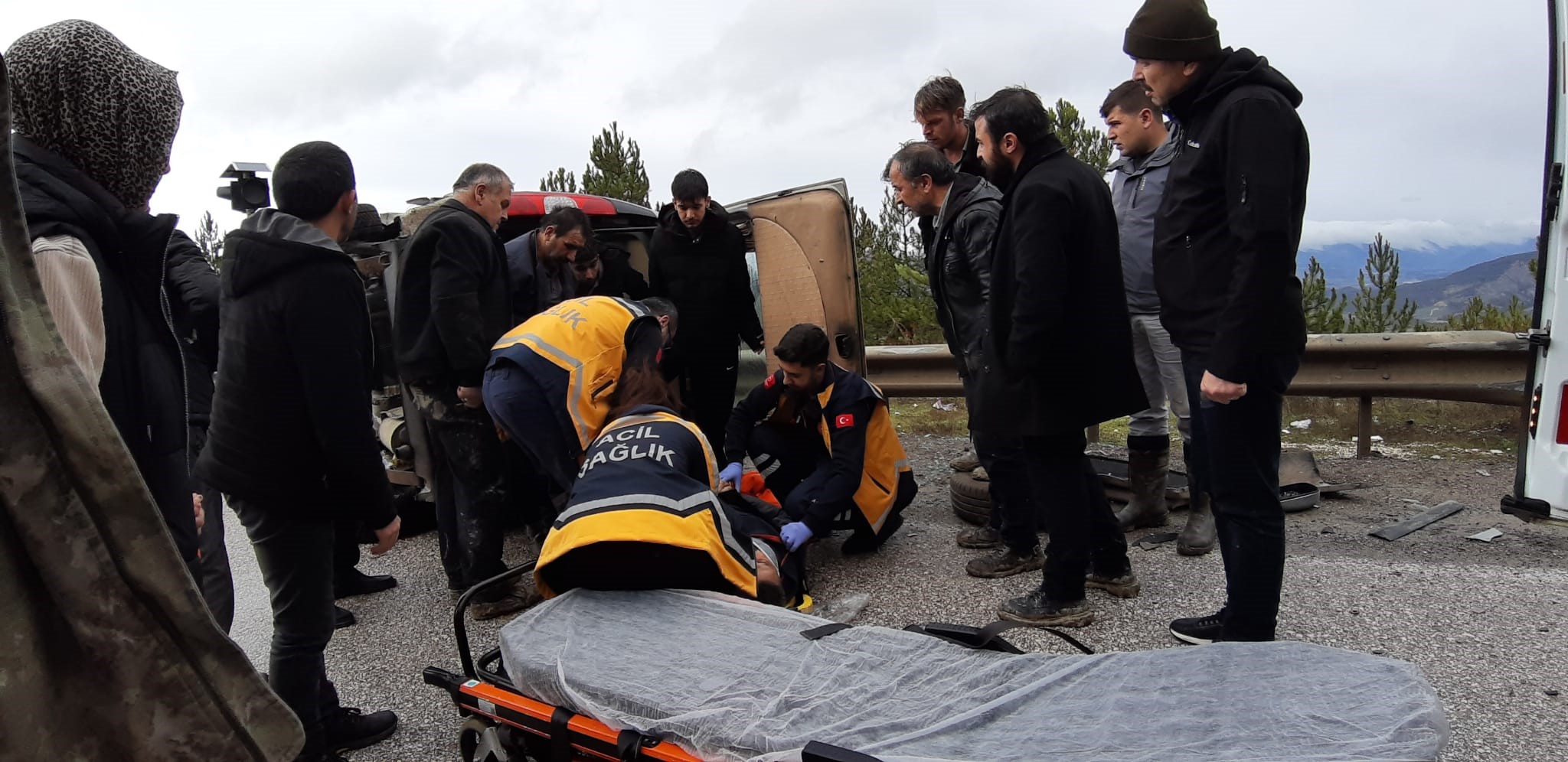 Mudurunu Aya Nalı Kayada Kaza (1)