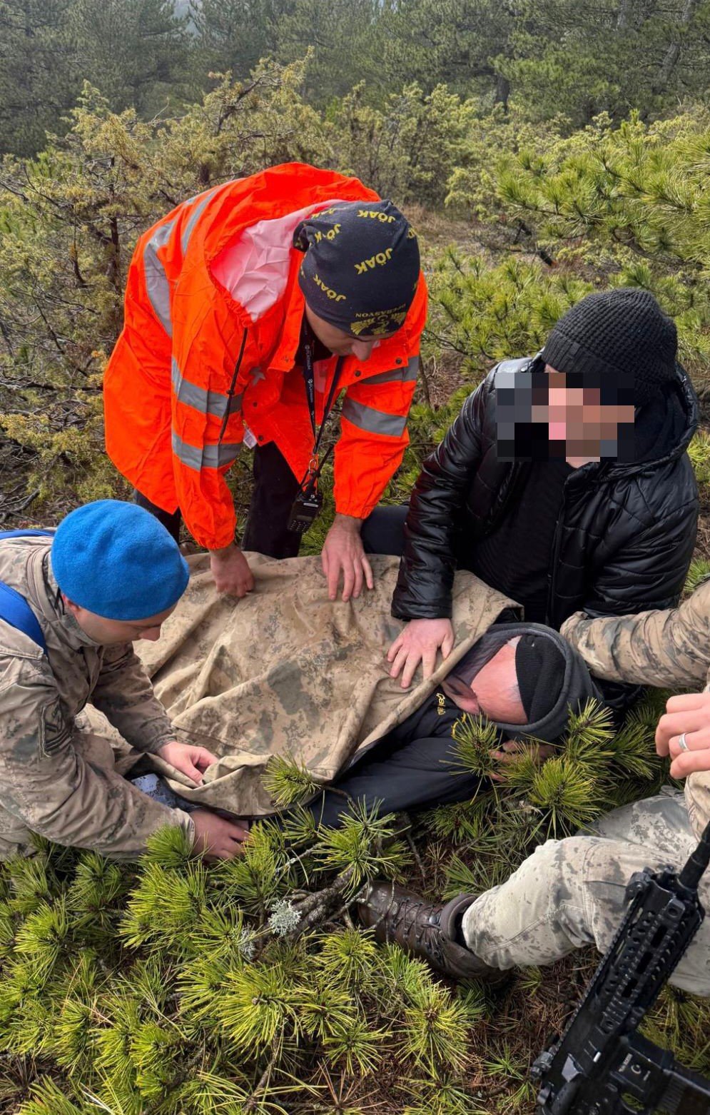Bolu’da Ava Giden Ve Kaybolan Vatandaş, 27 Saat Sonra Baygın Halde Bulundu (2)