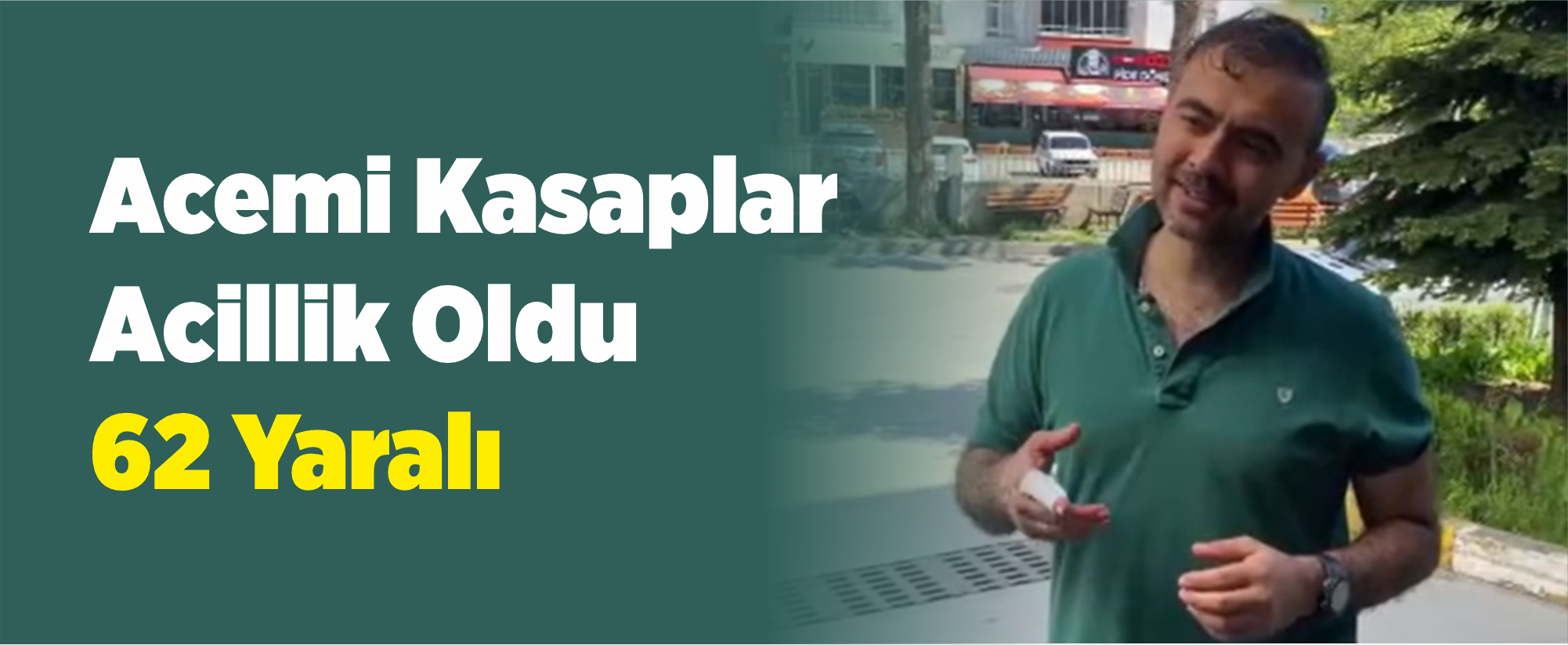 Acemi Kasaplar Acillik Oldu: 62 Yaralı