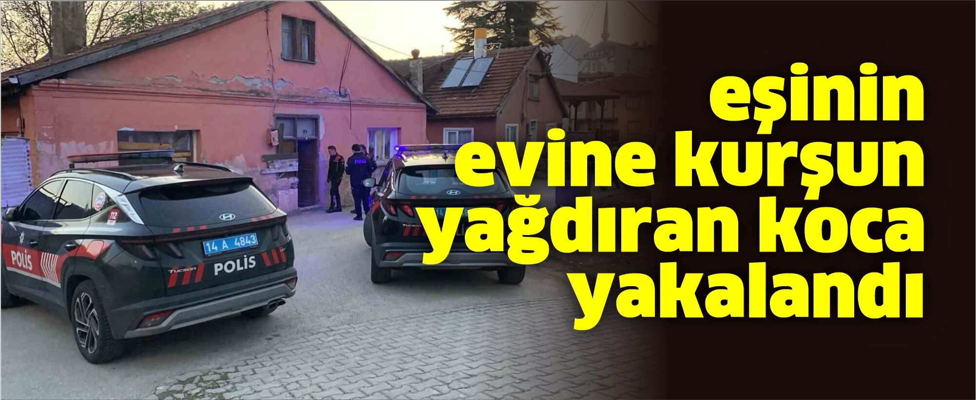 Bolu’da nafaka anlaşmazlığı yüzünden eşinin evine kurşun yağdıran koca yakalandı