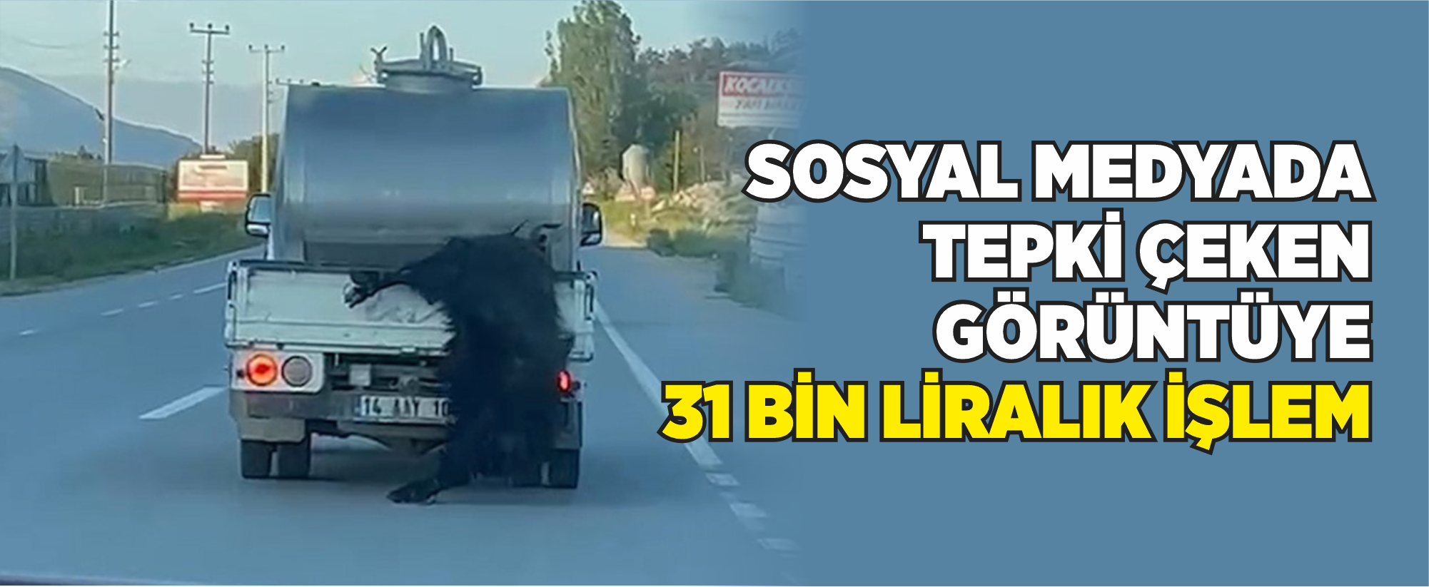Sosyal Medyada Tepki Çeken Görüntüye 31 Bin Liralık İşlem