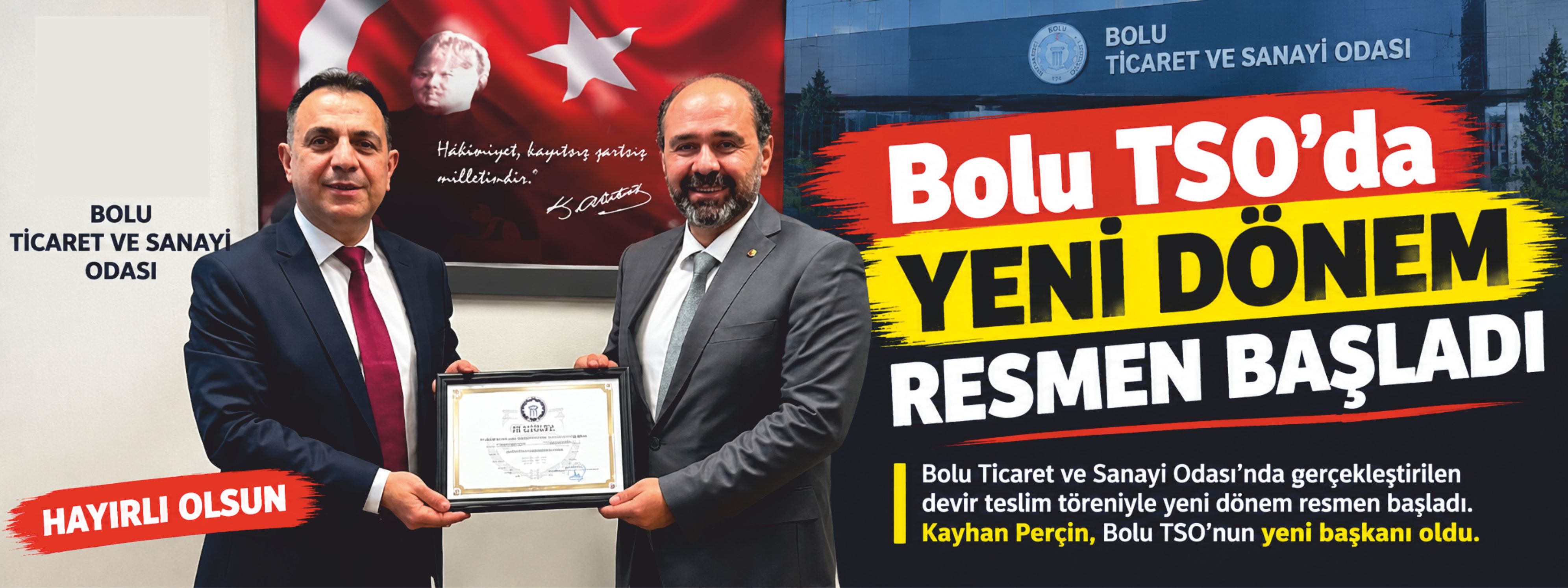 Bolu TSO'da Yeni Dönem Resmen Başladı