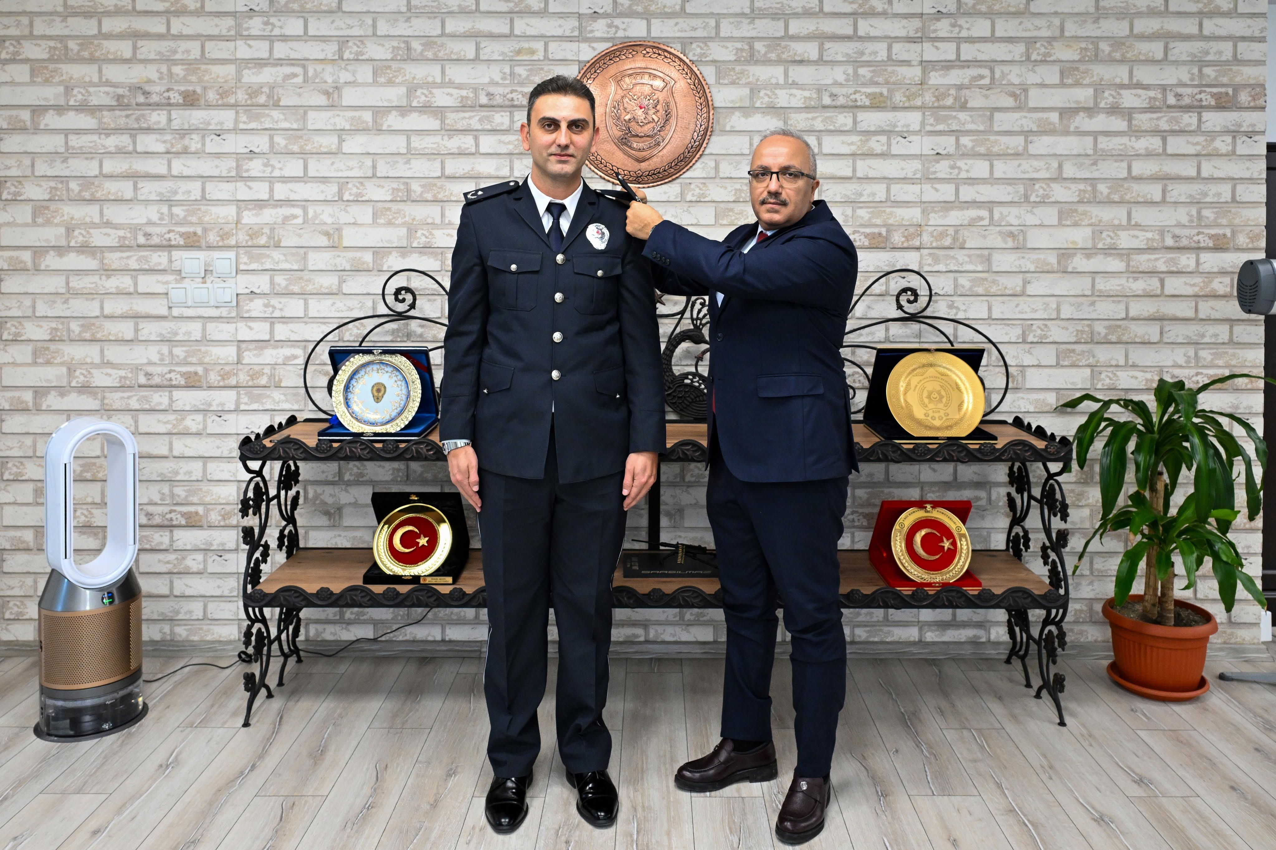 Bolu’da Emniyet Personeline Rütbe Terfisi3