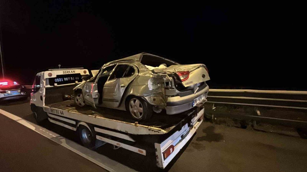 TEM Otoyolu’nda feci kaza: 1’i ölü 3 yaralı