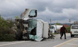 Mudurnu yolu Doğancı köyü mevkiinde kaza meydana geldi