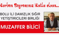 BOLU DAMIZLIK SIĞIR YETİŞTİRİCİLERİ BİRLİĞİ BAŞKANI – MUZAFFER BİLİCİ