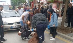 Yaya geçidinden geçen genç kıza otomobil çarptı