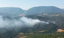 Bolu’da orman yangını! Helikopterler havadan müdahale ediyor