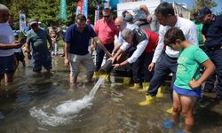 Yavru pullu sazan balıklarının ilk satışı Kocaeli’ne yapıldı