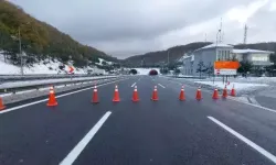 Anadolu Otoyolu'nda bakım çalışması