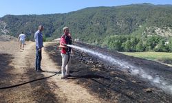 Bolu’da otluk arazide çıkan yangın söndürüldü