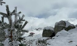 Bolu’nun yükseklerinde kar kalınlığı 15 santimetreye ulaştı