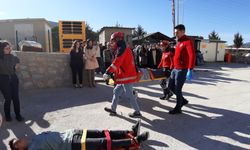 Mudurnu Devlet Hastanesi'nde deprem ve yangın tatbikatı