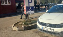 Bolu Abant İzzet Baysal Tıp Fakültesi'nde Engelli Otoparkı çilesi