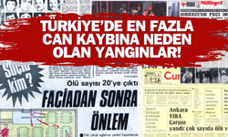 Türkiye'de en fazla can kaybına neden olan yangınlar