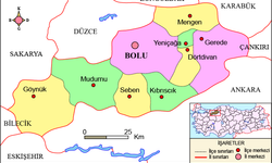 Bolu’daki ilçelerin, 2024 nüfusları belli oldu