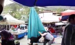 Aniden bastıran fırtına hayatı olumsuz etkiledi