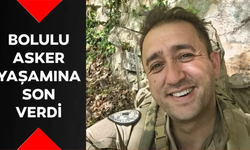 Bolulu asker yaşamına son verdi