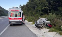 Mengen Yolunda Takla Attı: 3 Yaralı