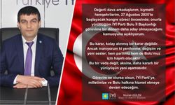 İYİ Parti Bolu İl Başkanı Kongre Öncesi Aday Olmayacağını Açıkladı