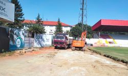 STADYUMDA ÇALIŞMALAR NİHAYET BAŞLADI