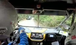 Baja yarışında sivil araç tehlike saçtı: Tecrübeli pilotlar faciayı önledi