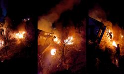 Tır Alev Alev Yandı