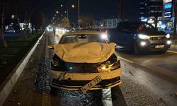 Bolu’da D-100’de iki otomobil çarpıştı: 2 yaralı