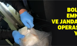 Bolu’da emniyet ve jandarma operasyon yaptı