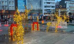 Bolu’nun en işlek meydanı ışıl ışıl oldu