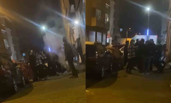 Sokak ortasında kavga ettiler