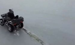 Bolu’da Büyük Tehlike: Donmuş Göl ATV’ye Mezarlık Oluyordu