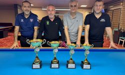 Bolu Bilardo İl Temsilcisi Ömer Uçar ödüllerini taktim etti