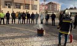Dörtdivan ilçesinde polis ekiplerine yangın eğitimi verildi