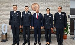 Bolu’da emniyet personeline rütbe terfisi