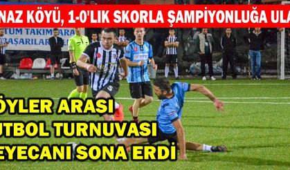 Köyler arası futbol turnuvasının şampiyon takımı Banaz Köyü oldu