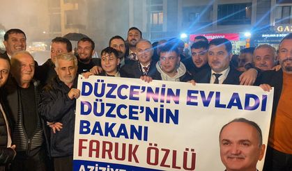 Faruk Özlü’yu tulum ve davul-zurna ile karşıladılar