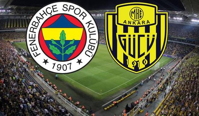 Fenerbahçe-Ankaragücü maçında ilk düdük geldi