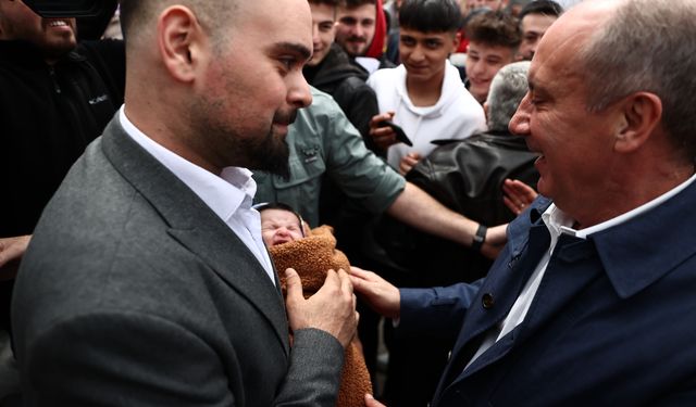 Cumhurbaşkanı adayı ve Memleket Partisi Genel Başkanı İnce, Düzce'de