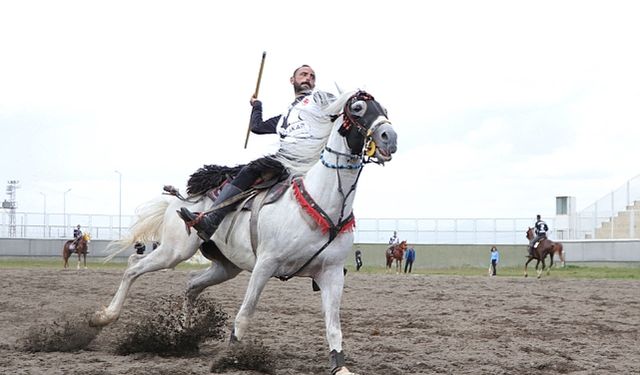 Erzurum'da ata sporu cirit heyecanı!