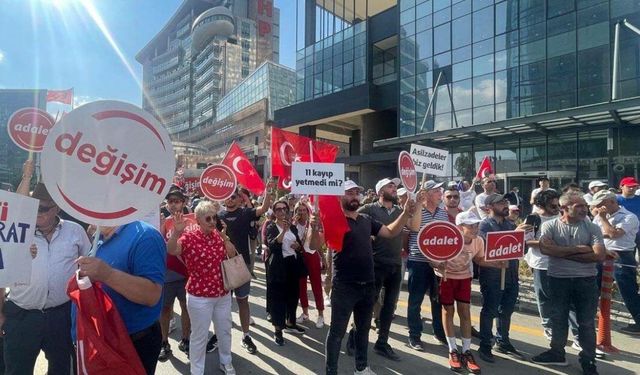 Tanju Özcan 10 günlük yürüyüşün ardından Genel Merkez'de