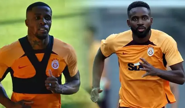 Zaha ve Bakambu, Galatasaray ile ilk antrenmanına çıktı