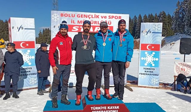 Gerede Arkut Kayaklı Koşu ve Biathlon Merkezi'nde 18 İlden 300 Sporcu Yarıştı