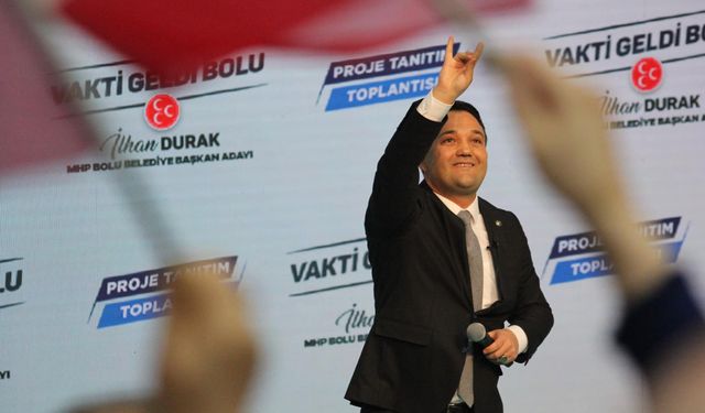 MHP BOLU BELEDİYE BAŞKAN ADAYI İLHAN DURAK PROJELERİNİ AÇIKLADI