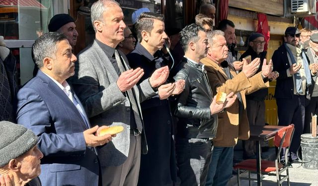 Kaymakam Ayhan Kalaycıoğlu, Ahilik Geleneği olan esnaf duasına katıldı