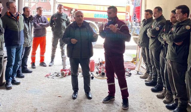 Bolu Orman Bölge Müdürlüğü, Mücadele İçin Eğitim Tatbikatı Düzenledi