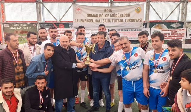 Gerede Orman Mühendisleri, Bolu Futbol Turnuvası'nın Şampiyonu Oldu