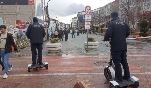 Scooterlı Zabıta Ekipleri Trafiğe Çıktı