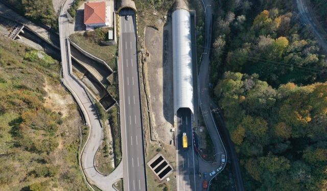 Bolu Dağı Tüneli İstanbul Yönü Genişletiliyor